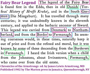 Armstrong Fairy Bear story
