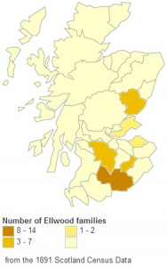 Ellwood dist 1891 Scotland