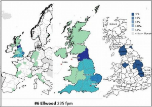 Ellwood name map