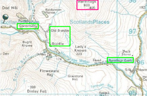 Hermitage Hill map