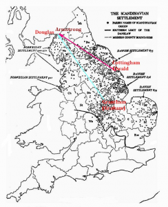 Scandinavian Settlement map