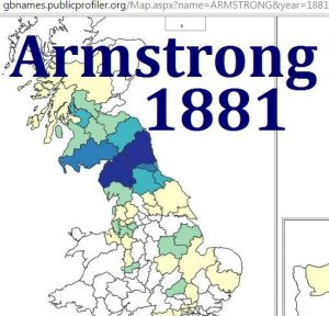 Armstrong GBname distribution 1881