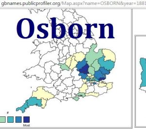 Osborn GBnames distribution 1881