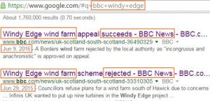 Windy Edge wind farm BBC News
