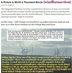 windfarmaction picture worth a 100 words